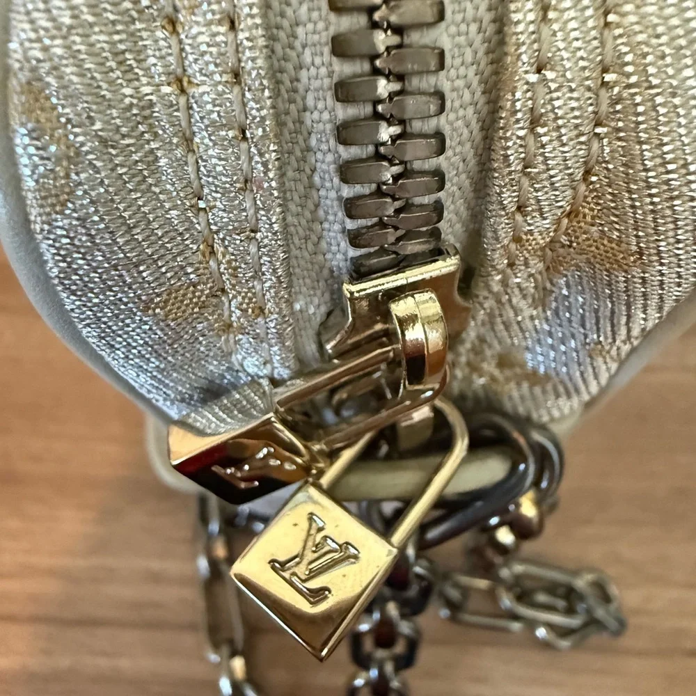 Louis Vuitton Monogram Shine Makenna Chain Shoulder Bag